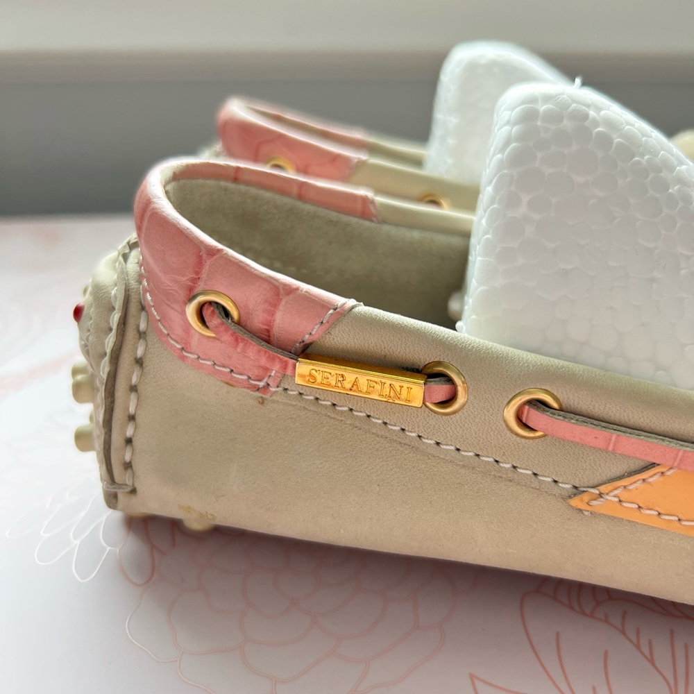 Serafini Classic Leather Flats Size 38 EU or 8 US